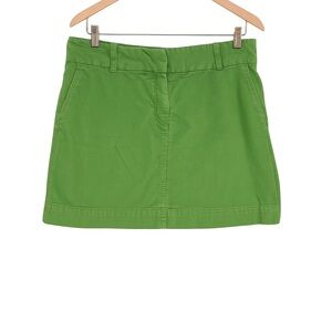 Vineyard Vines Bright Green Corduroy Mini Skirt | Size 8 | Classic Preppy Style